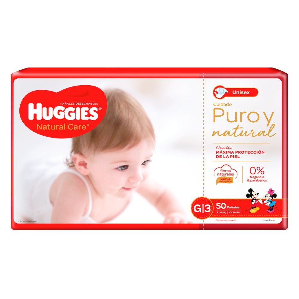 200037099.jpg HUGGIES NAT.CAR.UNISEX GDE ET3 50UND - Image 1