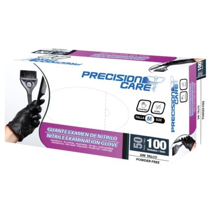 GUANTE NITRI.PRECISION NEGRO M 100 UND