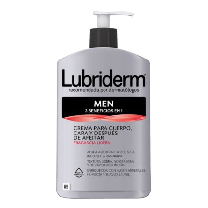 LUBRIDERM MEN 3-1 CON FRAGANCIA 400 ML