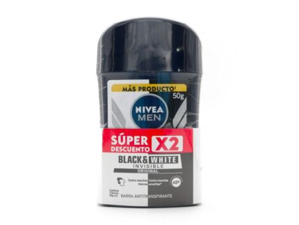 2 DTE NIVEA BARRA BLACK WHITE H.50GR S.O
