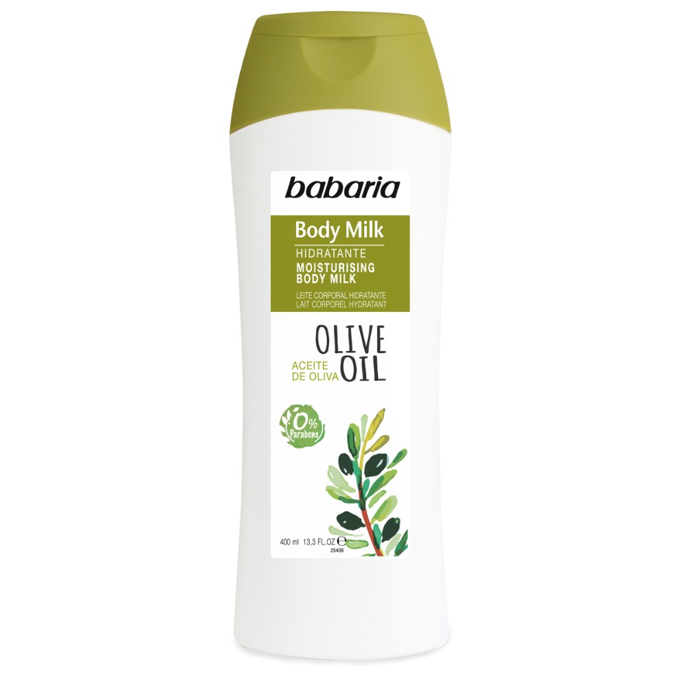 200038249.jpg CREMA BABARIA BODY MILK ACEITE OLIVA 400ML - Image 1