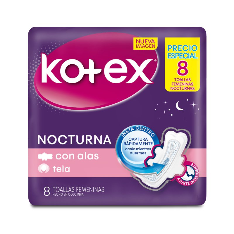 200038533-1.jpg TOA.KOTEX NOCTURNA TELA 8 UND P.E - Image 1