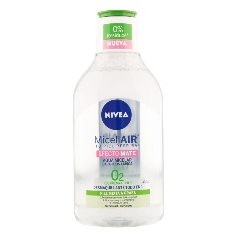 200039626.jpg AG.MICELAR NIVEA EFECTO MATE 400 ML - Image 1