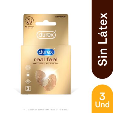 PRESERVAT.DUREX REAL FEEL  3 UND