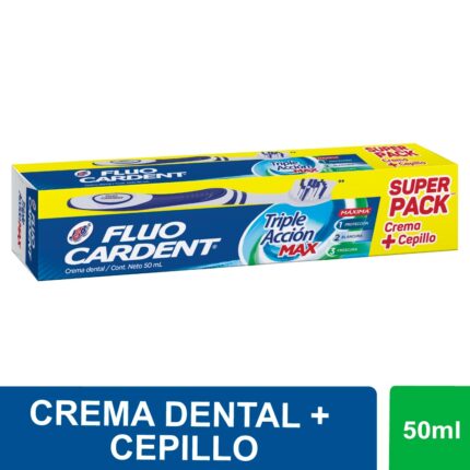 CRE.FLUOCAR TRIPLE ACCI MAX 50ML+CEP