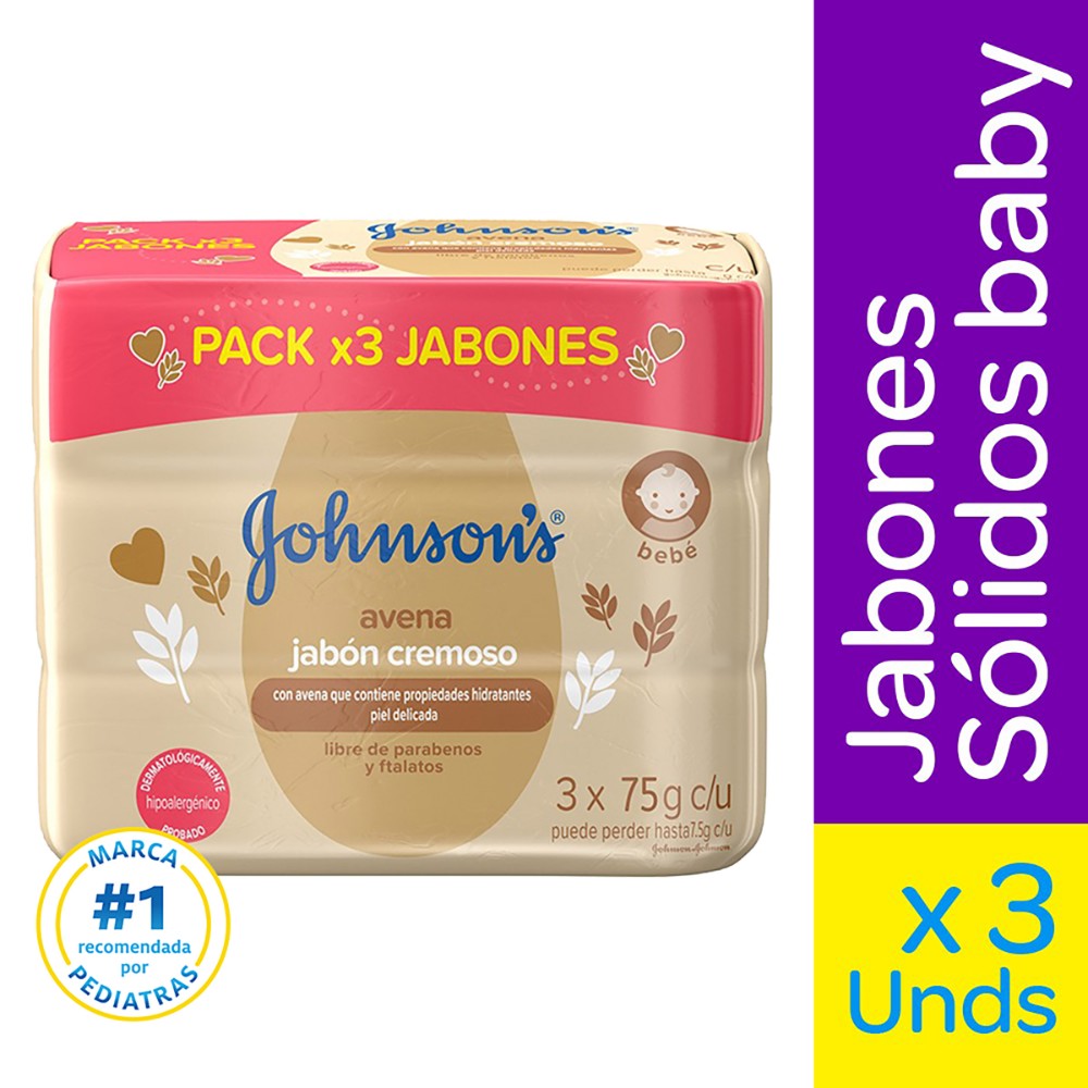 200040187.jpg 3 JABON JJ BABY AVENA 110 GR - Image 1