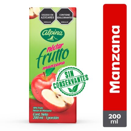 NECTAR ALPINA FRUTTO MANZANA 200ML