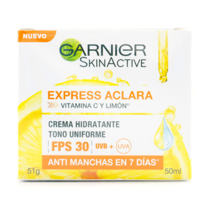 GARNIER EXPRESS ACLARA CREMA FPS30 50 ML