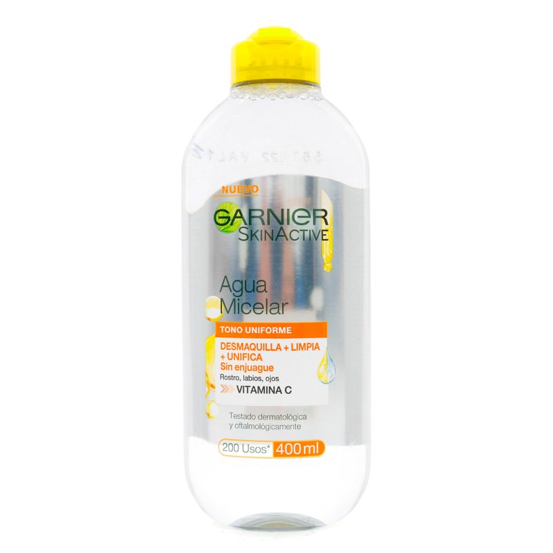 200041227-1.jpg AGUA MICELAR GARNIER ACLA VIT C 400 ML AMARILLA - Image 1