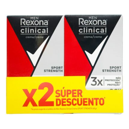 2 DTE.REXONA CLINICAL SPORT CRE.48GR S.O