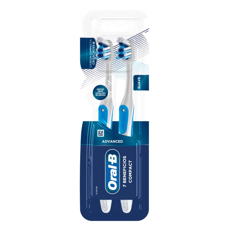 200041969.jpg CEP.DENTAL ORAL-B 7BENEF.SUAVE 2 PACK - Image 1