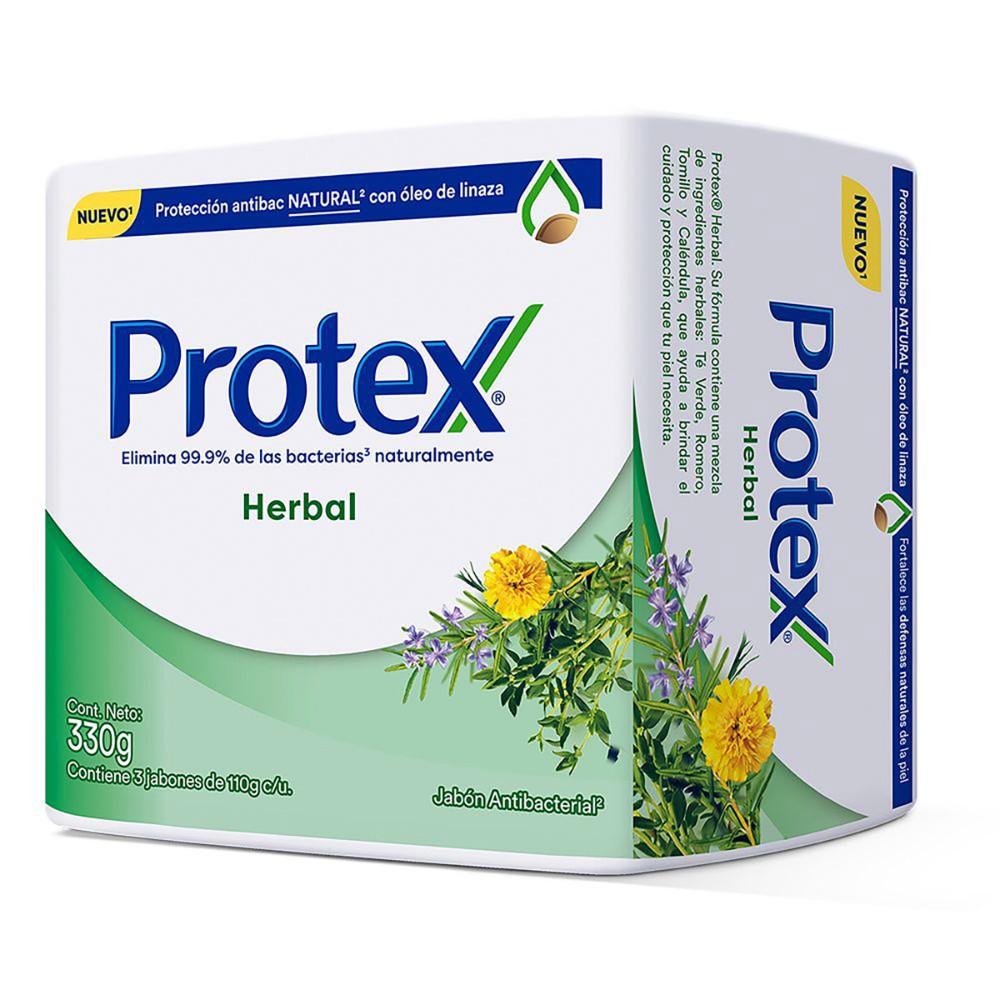 200042430.jpg 3 JAB.PROTEX ANTIBAC.HERBAL 110 GR - Image 1