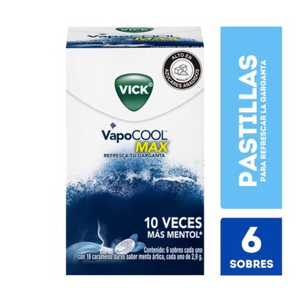 VICKS VAPOCOOL MENTA ARTICA 18 PASTILLAS