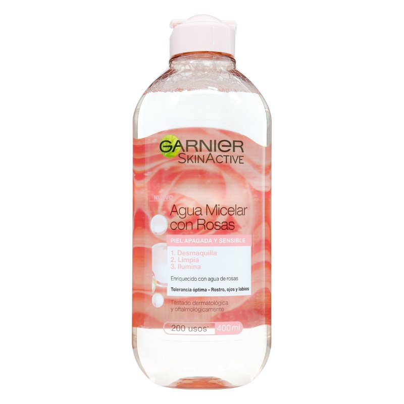 200043104-1.jpg AGUA MICELAR ROSAS GARNIER 400 ML - Image 1