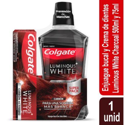 ENJ.COLGATE L.CARB.500ML+CRE.L.CARB.75ML