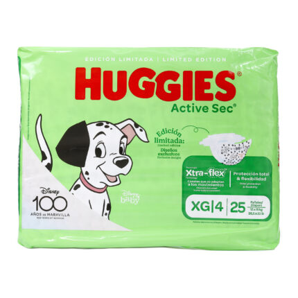 HUGGIES ACTIVE SEC ET.4 XG 25 UNDS