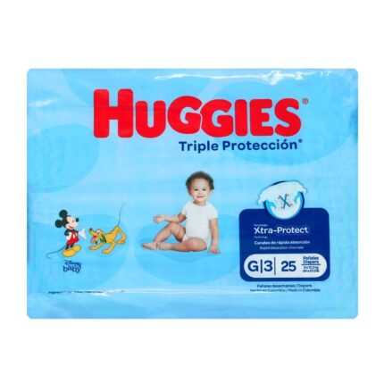 HUGGIES TRI.PROTECCION ET.G 25 UNDS