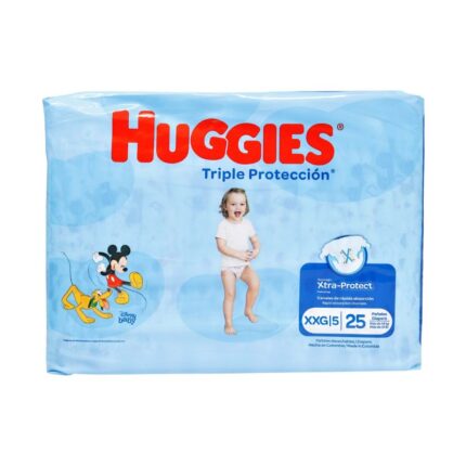 PAN.HUGGIES TRI.PROTECCION ET.XXG 25 UND