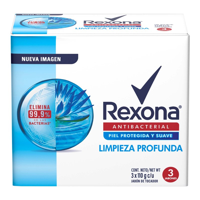 200044252.jpg 3 JAB.REXONA LIMPIEZA PROFUNDA 110 G - Image 1