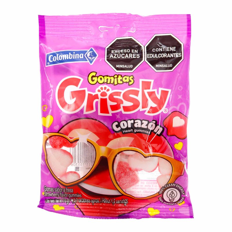 200045038.jpg GOMAS GRISSLY CORAZON 70 GR - Image 1