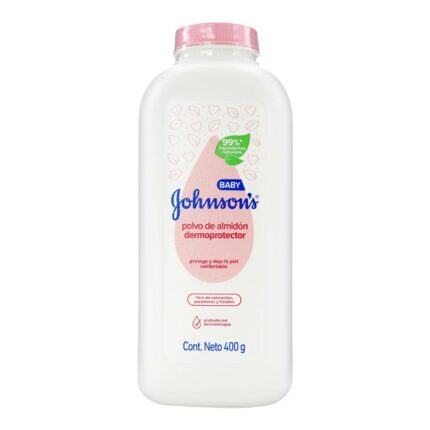 TALCO JJ BABY POLVO DE ALMIDON 400 GRS