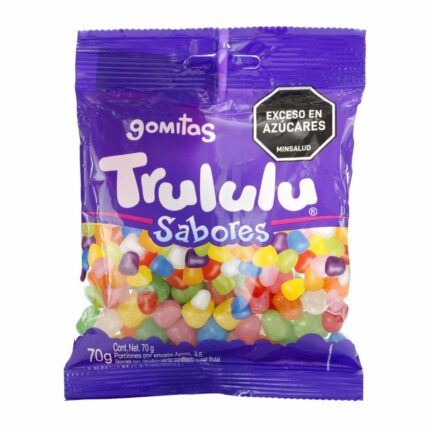 GOMAS TRULULU SABORES BOLSA 70 GR