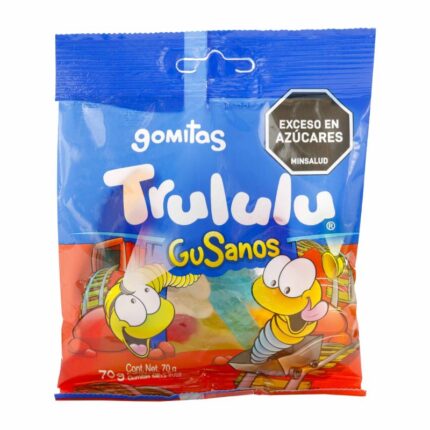 GOMAS TRULULU GUSANOS DULCES BOLSA 70 GR
