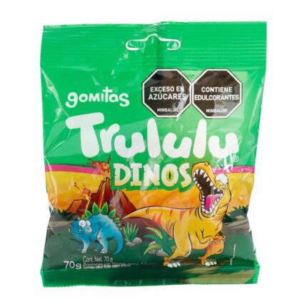 GOMAS TRULULU DINOS BOLSA 70 GR
