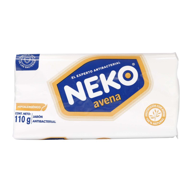 200046051.jpg JABON ANTIBACTERIAL NEKO AVENA 110GRS - Image 1