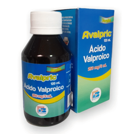ACIDO VALPROICO 250 MG /5 ML X 120 ML AVALPRIC