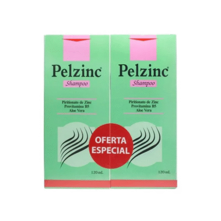 CHAMPU PELZINC 120 ML X 2 UNIDADES