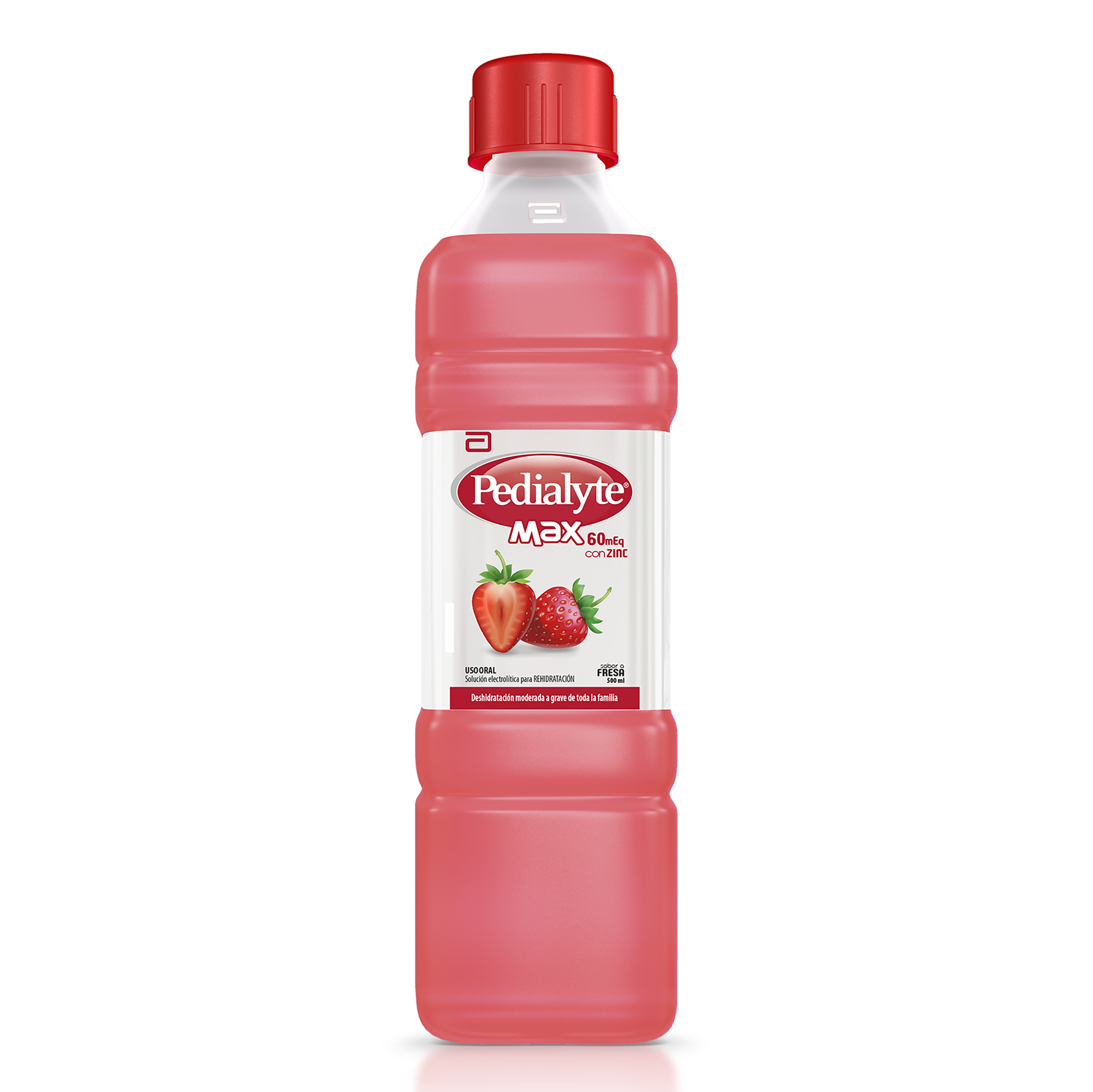 7501033961557-1.jpg PEDIALYTE MAX CON ZINC 60 FRESA 500 ML - Image 1