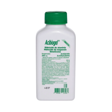 ACIBIOGEL HIDROX.DE ALUMINIO 360ML MENTA