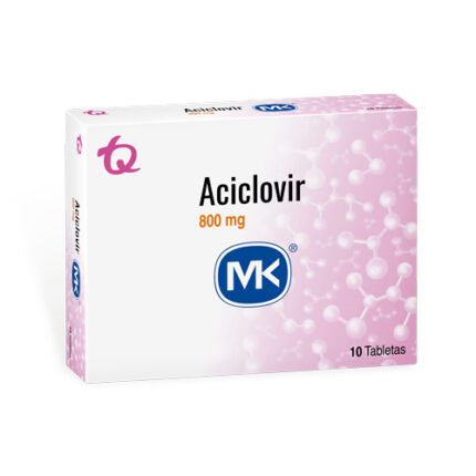 ACICLOVIR 800 MG 10 TABLETAS MK