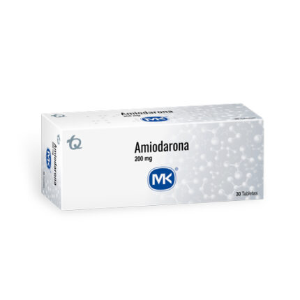 AMIODARONA 200 MG 30 TABLETAS MK