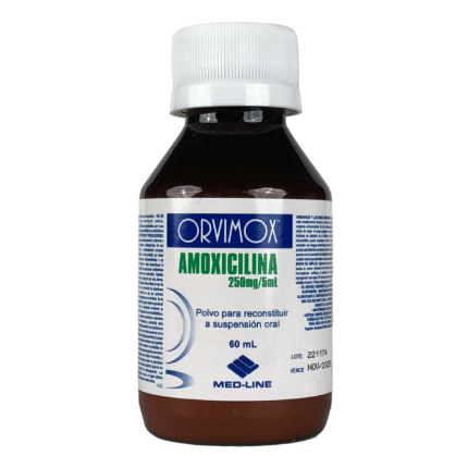 AMOXICILINA ORVIMOX 250 MG 60ML MED LINE*
