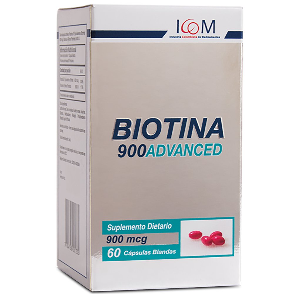 BIOTINA-ADVANCED-900-MG-60-CAP.BLAN-ICOM.jpg BIOTINA ADVANCED 900 MG 60 CAP.BLAN ICOM - Image 1