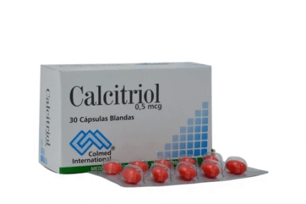 CALCITRIOL 0.50 MCG 30 CAPSULAS PC