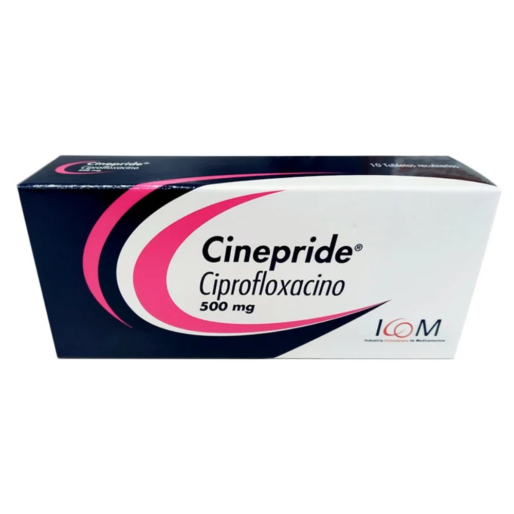 CIPROFLOXACINA-CINEPRIDE-500-MG-10-TBS-ICOM.jpg CIPROFLOXACINA CINEPRIDE 500MG 10TBS ICOM - Image 1