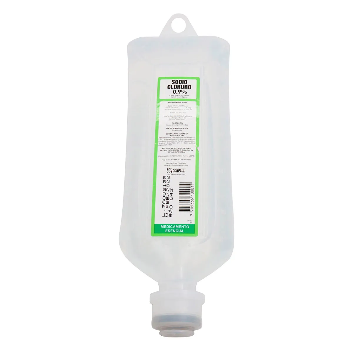 CLORURO-DE-SODIO-0.9-500-ML-CORPAUL-1.png CLORURO DE SODIO 0.9% 500 ML CORPAUL - Image 1
