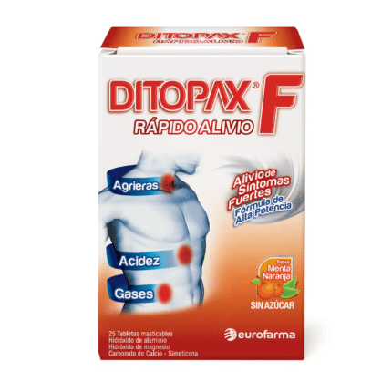 DITOPAX F 25 TABLETAS