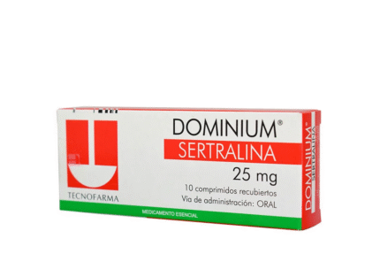 DOMINIUM 25 MG 10 CAPSULAS