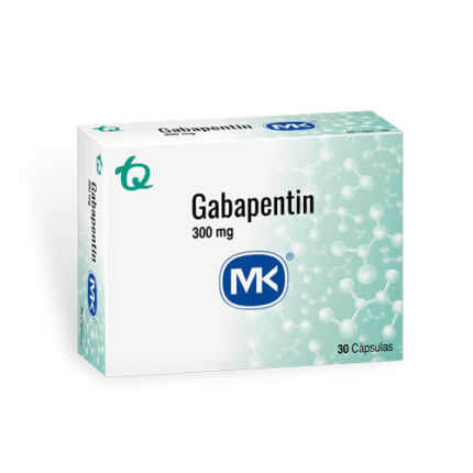 GABAPENTIN 300 MG 30 CAPSULAS MK