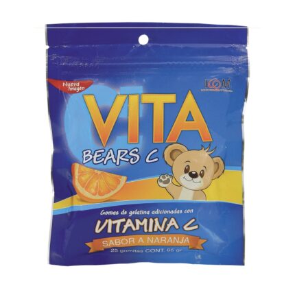 GOMAS VITABEARS C NARANJA 25 UND ICOM