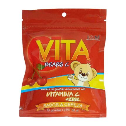 GOMAS VITABEARS C+ZINC CEREZA 25UND ICOM