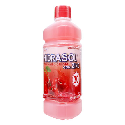 HIDRASOL 30 CON ZINC CEREZA 500 ML ICOM
