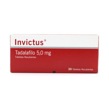 INVICTUS TADALAFILO 5 MG 30 TBS RECUB