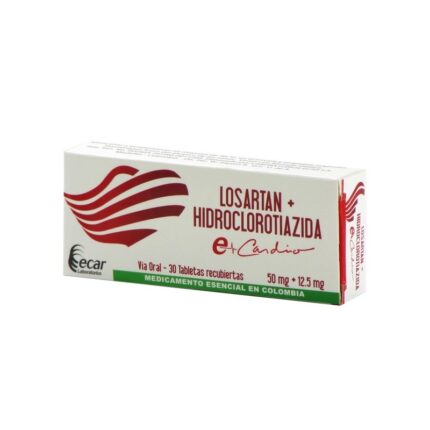 LOSARTAN 50 MG+HCT 12.5 MG 30 TBS EC