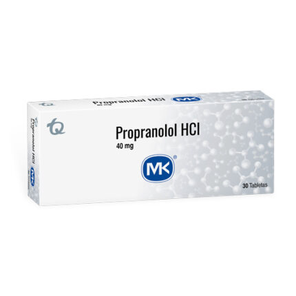 PROPRANOLOL CLORHIDRATO 40 MG 30 TBS MK