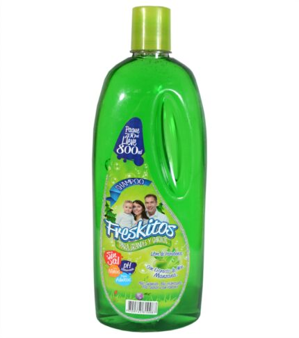 SHAMPU FRESKITOS VERDE 800 ML MANZANA